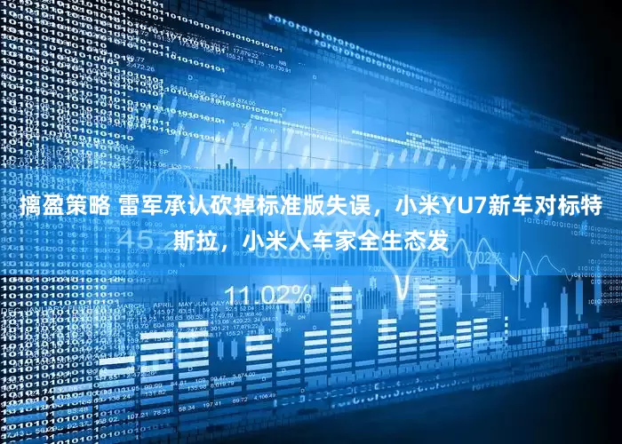 摛盈策略 雷军承认砍掉标准版失误，小米YU7新车对标特斯拉，小米人车家全生态发